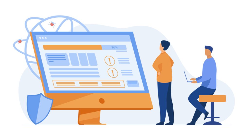 Desenvolvedores analisam software de gestão de operações
